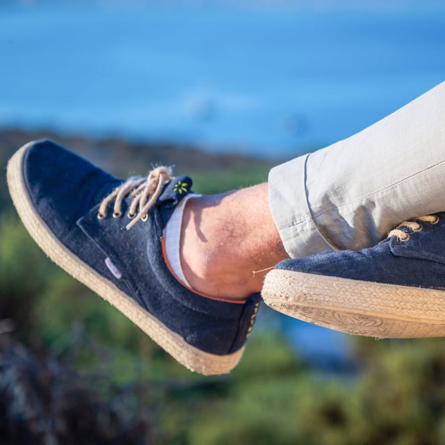 hemp shoes lace up