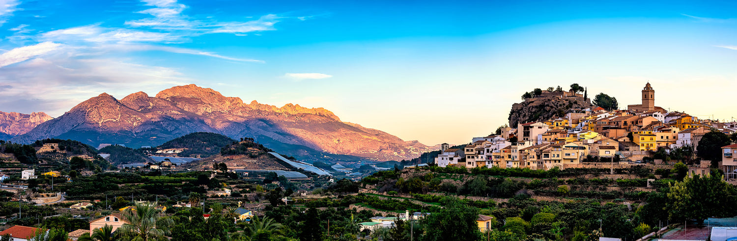 Alicante Spain mountain view 